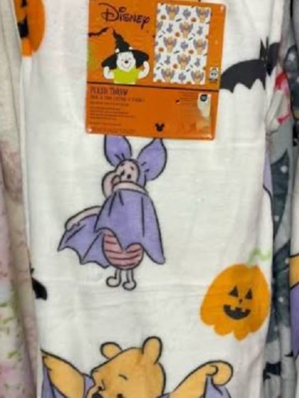 Winne The Pooh Halloween Blanket